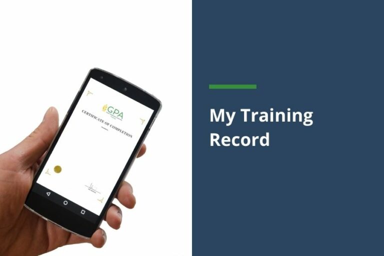 My training record